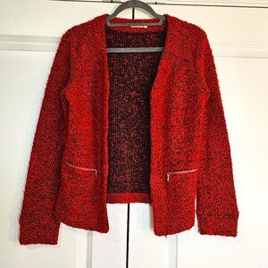 Maurices Red Sweater Jacket Size Small
